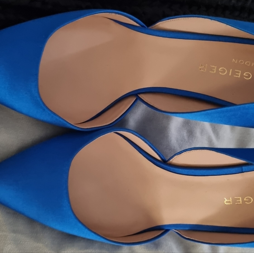 Kurt Geiger size 10.5 silk heels - Picture 3 of 5